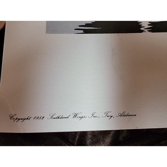 John P Lee 1982 Unframed print Canvasback #8/625 Pencil Signed 11⅛ x 10¼ - Picture 3 of 7